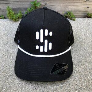 DOME HATS S Logo Sound Bars Trucker Hat Men's One Size Embroidered Black…​